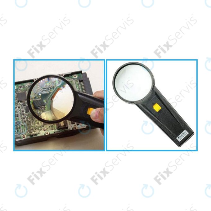 Pro'sKit 8PK-MA006 - Profi Lupa s Osvetlením (4x zväčšenie)