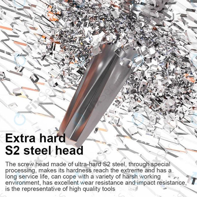 Mechanic KING KONG+ - Set skrutkovačov Torx, Tri-point, Cross - 6ks