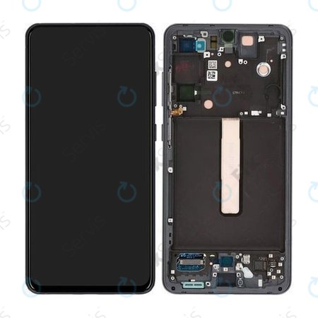 Samsung Galaxy S21 FE G990B - LCD Displej + Dotykové Sklo + Rám (Graphite) - GH82-26414A, GH82-26420A, GH82-26590A Genuine Service Pack