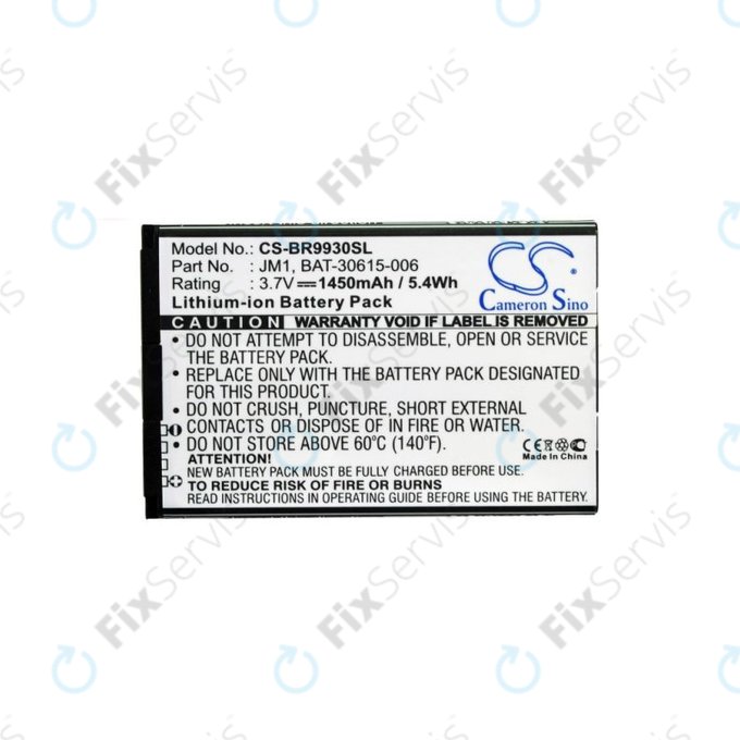 Blackberry Bold 9790, Bold Touch 9900 - Batéria BAT-30615-006 1450mAh HQ