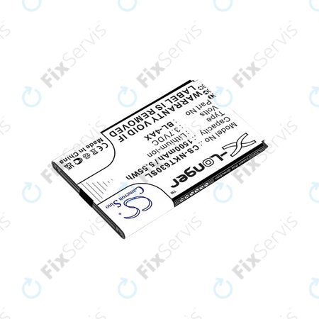 Batéria pre Nokia 6300 4G, Nokia 8000 4G, 1500mAh, Li-Ion, 3.7V, BL-4AX, HQ