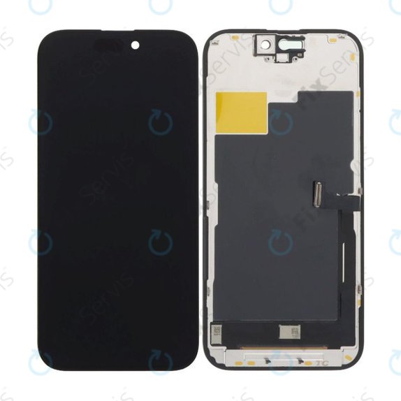 Displej In-Cell FHD pre iPhone 15 Pro, Dotykové sklo s rámom, FixPremium