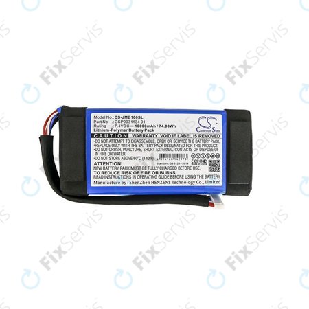 JBL Boombox JEM3316, JEM3317, JEM3318 - Batéria GSP0931134 01 10000mAh HQ
