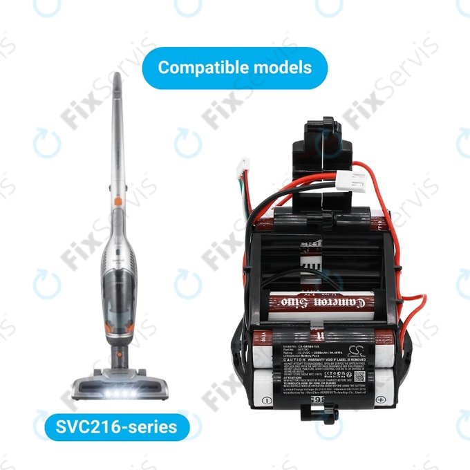 Gorenje SVC-series - Batéria 861790 Li-Ion 22.2V 2000mAh HQ