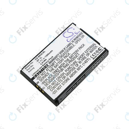 Batéria pre Nokia 7710, 9500, E61, E62, N92, N800, 1300mAh, Li-Ion, 3.7V, BP-5L, HQ