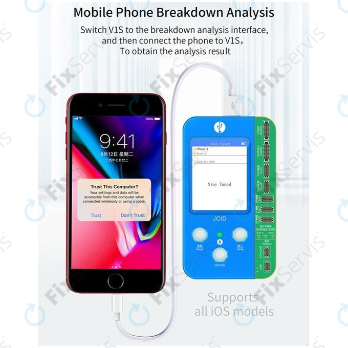 JC V1S Programmer + LCD Board (iPhone 7 - 11 Pro Max)