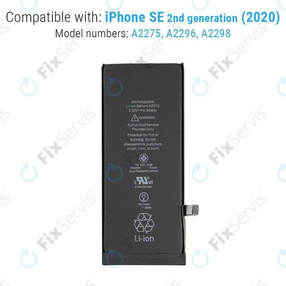 Apple iPhone SE (2nd Gen 2020) - Batéria 1821mAh FixPremium