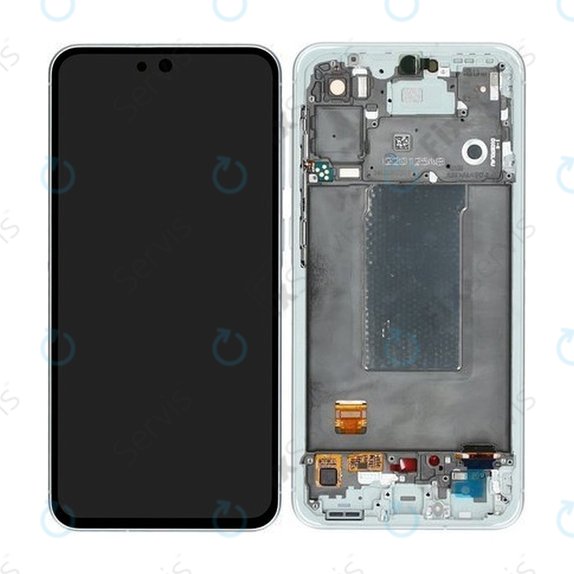 Samsung Galaxy A56 A566E - LCD Displej + Dotykové Sklo + Rám (Awesome Lightgray) OLED