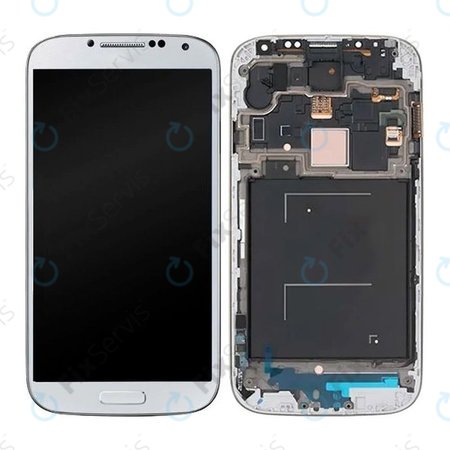 Samsung Galaxy S4 i9500 - LCD Displej + Dotykové Sklo + Rám (White Frost) OLED