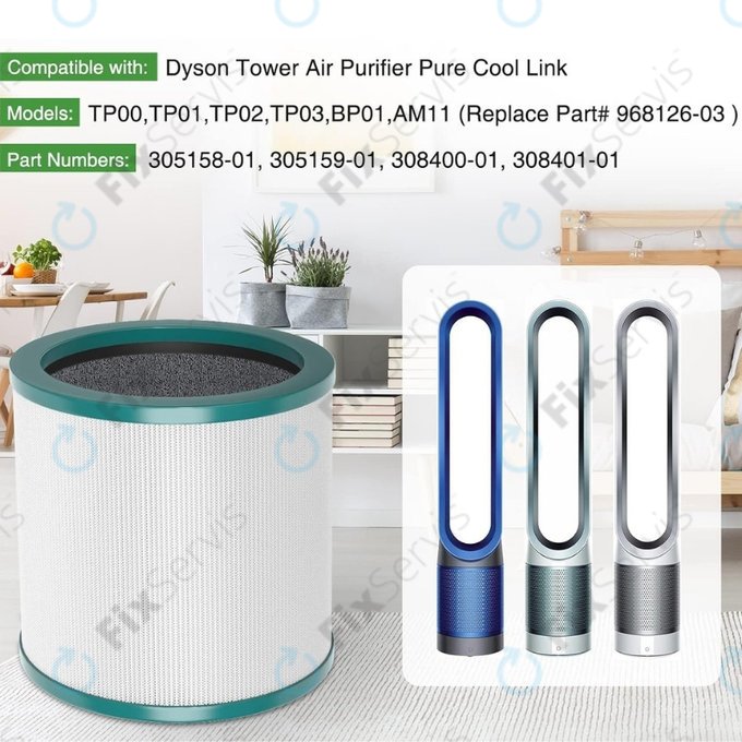Dyson Purifier Cool-series, Pure Cool-series - HEPA filter (Aktívny uhlík)