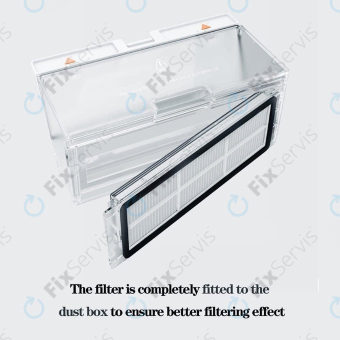 Xiaomi Roborock S5, S5 Max, S6, S6 MaxV, S6 Pure, E4, E5, Mijia 1S, Mi Robot Vacuum Mop 1S, Xiaowa E2, E3, Lite C10 - Prachový Filter (2ks)