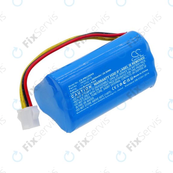 Batéria pre CleanMate S460, Pure Clean PUCRC25, 2600mAh, Li-Ion, 11.1V, 18650-3S15, HQ