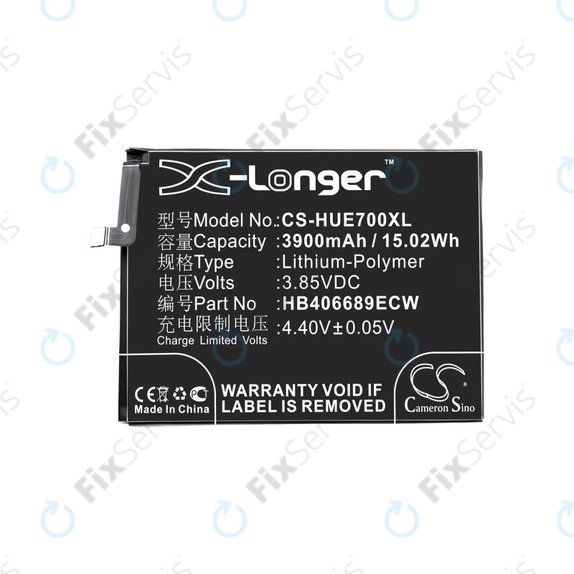 Batéria pre Huawei Y7, 3900mAh, Li-Pol, 3.85V, HB406689ECW, HQ