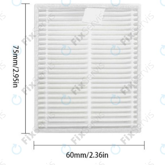 Prachový filter, 2 ks pre Xiaomi Roborock Q7 M5, Q7 M5+, Q7 L5, Q7 L5+