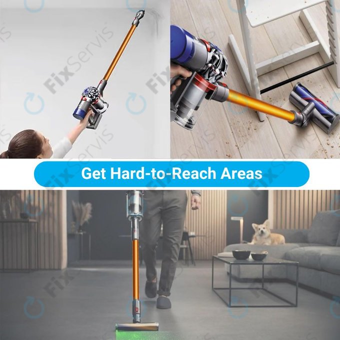 Dyson V-series, Outsize - Sacia Tyč (Oranžová)