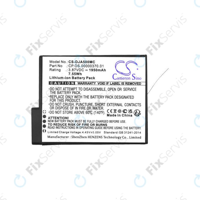 Batéria pre DJI Osmo Action 5, 1950mAh, Li-Ion, 3.87V, CP.OS.00000370.01, HQ