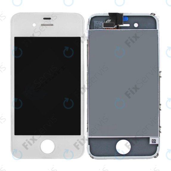 Apple iPhone 4 - LCD Displej + Dotykové Sklo + Rám (White) TFT