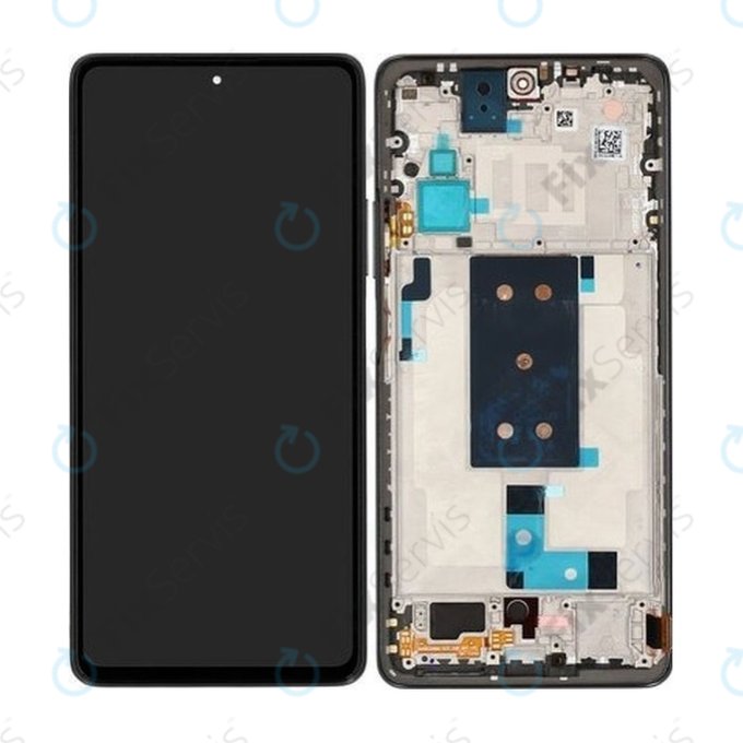 Xiaomi 11T Pro - LCD Displej + Dotykové Sklo + Rám (Meteorite Gray) - 5600030K3S00, 56000E0K3S00 Genuine Service Pack