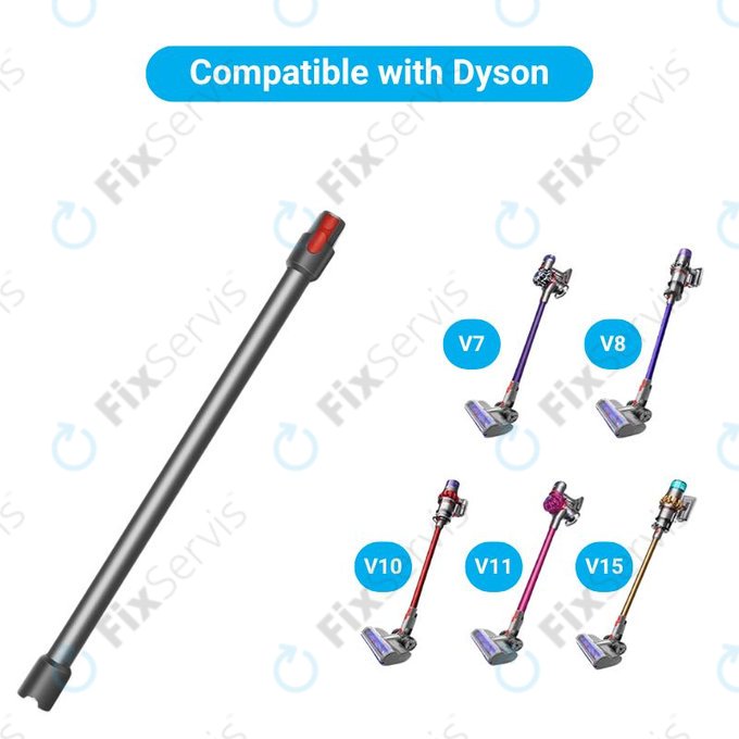 Dyson V-series, Outsize - Sacia Tyč (Strieborná)