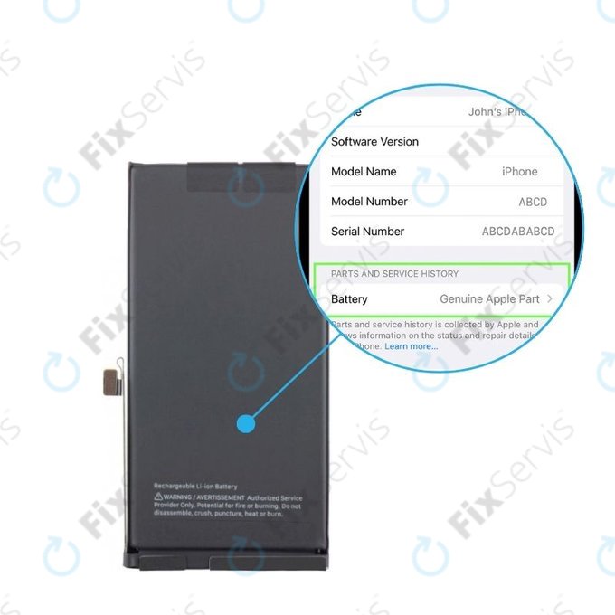 Batéria pre iPhone 15 | 661-35885 | 3349mAh | Genuine Apple