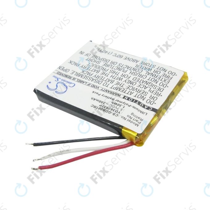 Batéria pre GoPro Wifi Remote, 350mAh, Li-Pol, 3.7V, YD362937P, HQ