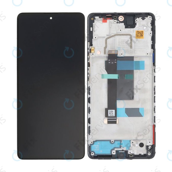 Xiaomi Poco X5 Pro 22101320G 22101320I - LCD Displej + Dotykové Sklo + Rám (Astral Black) TFT