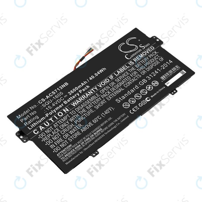 Batéria pre Acer SF713-51, 2600mAh, Li-Pol, 15.4V, SQU-1605, HQ