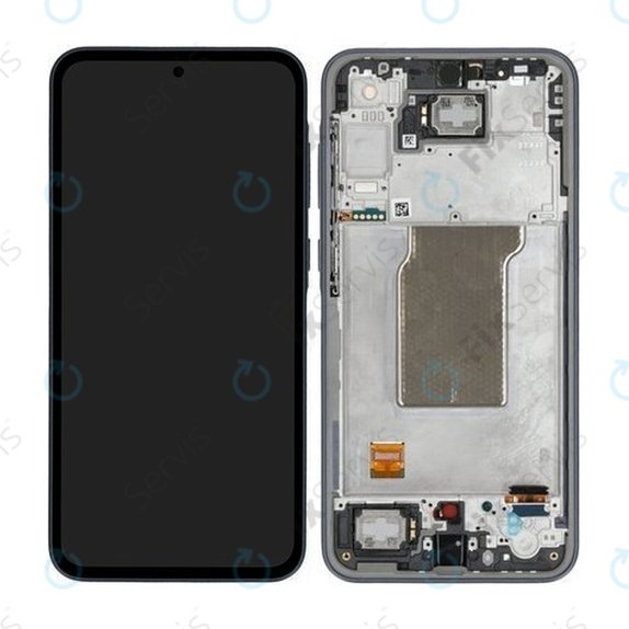 Samsung Galaxy A35 A356B - LCD Displej + Dotykové Sklo + Rám (Awesome Navy) TFT