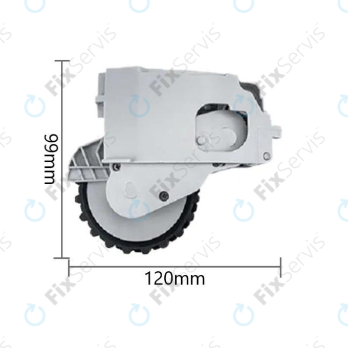 Xiaomi Dreame F9, Mi Robot Vacuum Mop (Mijia 1C), 2 Pro+ (Mijia 1T) - Koleso s Motorom (Pravé) (Biele)
