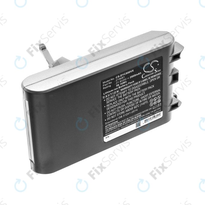 Dyson V8 - Batéria 215681, PM8-US-HFB1497A Li-Ion 21.6V 2600mAh HQ