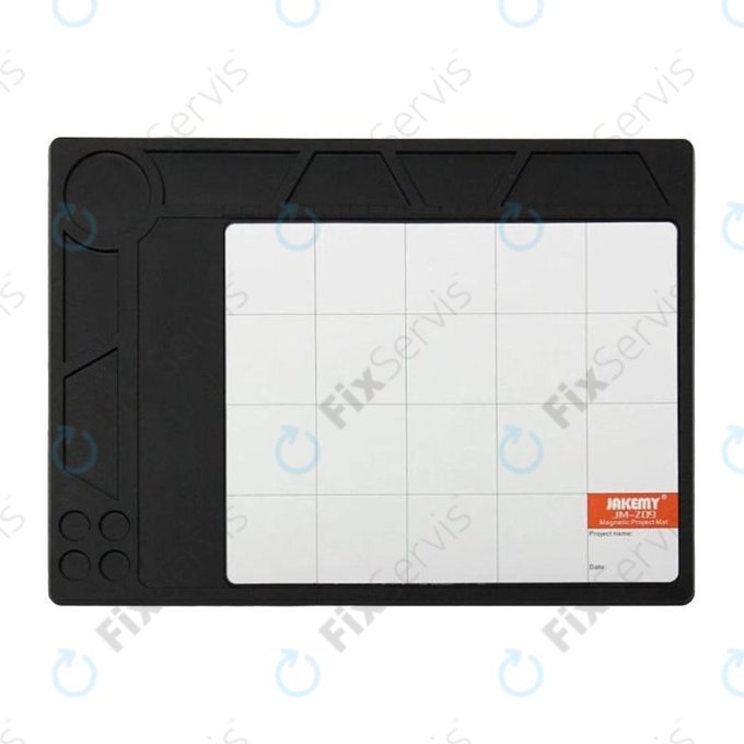 Jakemy JM-Z17 - ESD Teplovzdorná Silikónová Podložka - 36 x 26cm + Magnetická Podložka