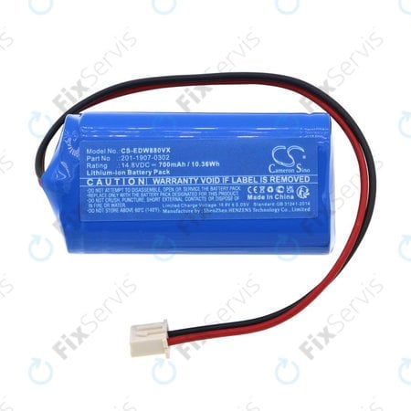 Batéria pre Ecovacs Winbot 880, 700, 700mAh, Li-Ion, 14.8V, 201-1907-0302, HQ