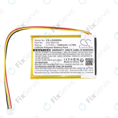 Batéria pre Logitech G403, G703, G900, G903, 1000mAh, Li-Pol, 3.7V, 533-000130, HQ