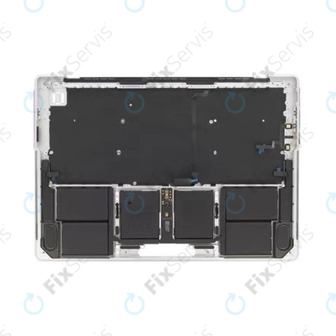 Horný rám klávesnice pre MacBook Pro 14", A3185 (2024), s klávesnicou US a batériou, Silver, 661-50211, Genuine Apple
