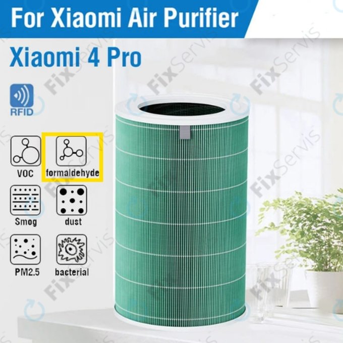 Xiaomi Mi Mijia Air Purifier 4 Pro - HEPA filter (Katalytická vrstva) (Zelený)
