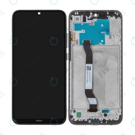 Xiaomi Redmi Note 8 - LCD Displej + Dotykové Sklo + Rám (Space Black) - 5600050C3J00 Genuine Service Pack