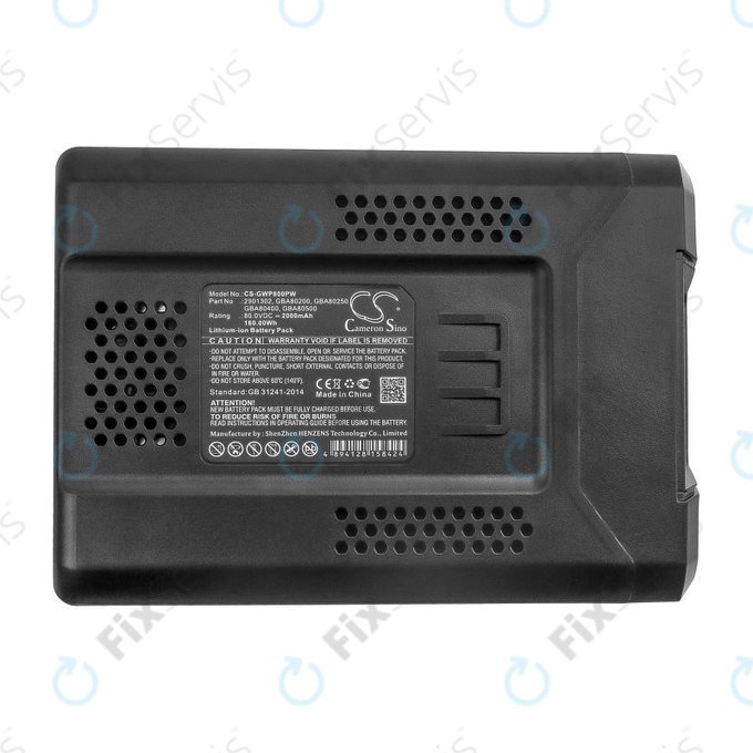 Batéria pre Greenworks Pro 80V, Cramer 82V, Stiga Combi, Stiga Multiclip, 2000mAh, Li-Ion, 80V, 2901302, HQ
