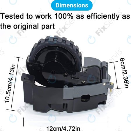 iRobot Roomba e-series, i-series, j-series - Koleso s Motorom (Pravé)