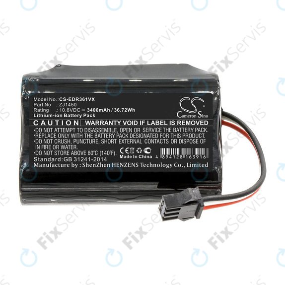 Batéria pre Ecovacs Deebot Slim, D36, 3400mAh, Li-Ion, 10.8V, ZJ1450, HQ