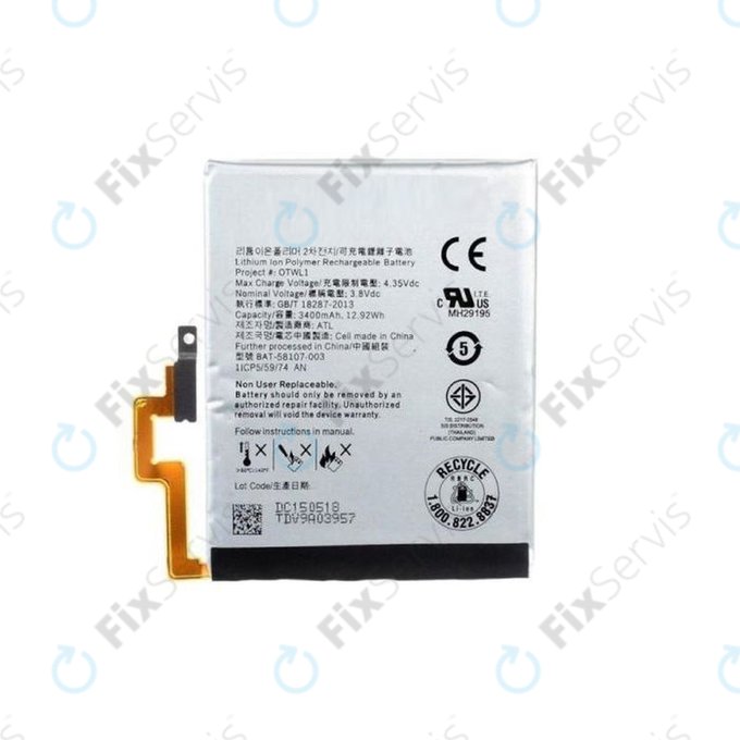 Blackberry Passport - Batéria BAT-58107-003 3400mAh