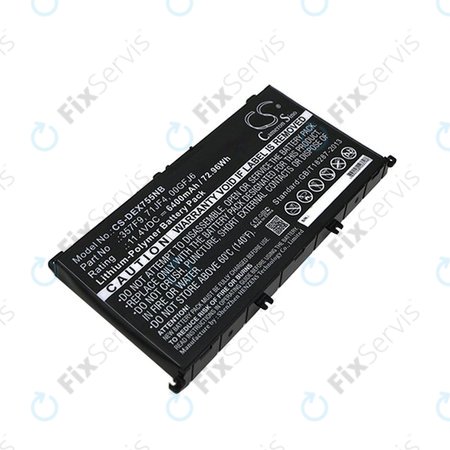 Batéria pre Dell Inspirion 15, 6400mAh, Li-Pol, 11.4V, 357F9, HQ