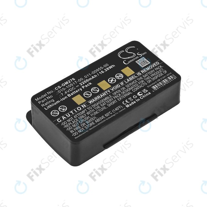 Batéria pre Garmin GPSMAP 276, 296, 376, 378, 478, 495, 2200mAh, Li-Ion, 7.4V, 010-10517-00, HQ