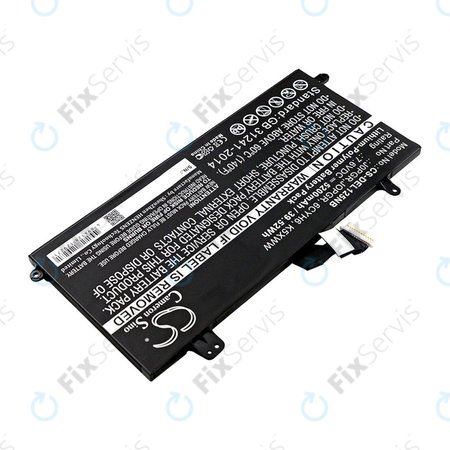 Batéria pre Dell Latitude 5290, Latitude 12 5285, 5200mAh, Li-Pol, 7.6V, J0PGR, HQ