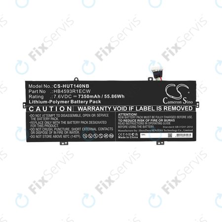 Huawei MateBook X Pro - Batéria HB4593R1ECW 7350mAh HQ