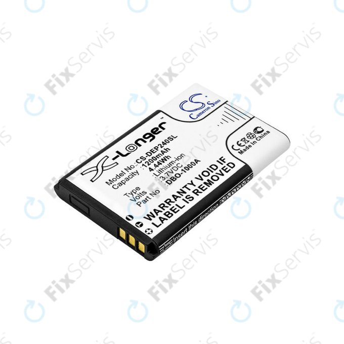 Batéria pre Doro 1370, 1372, 2404, 6040, 1200mAh, Li-Ion, 3.7V, DBO-1000A, HQ