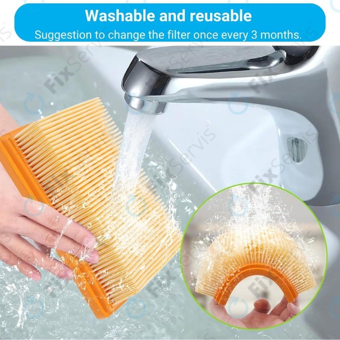 Kärcher WD-series, MV-series, KWD-series - Plochý Prachový Filter