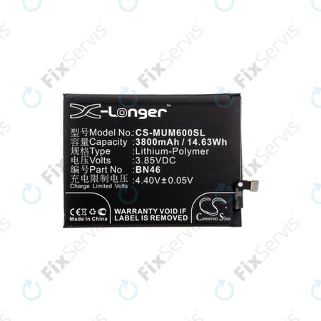 Xiaomi Redmi Note 8T, Redmi 7, Redmi 8A - Batéria BN46 3800mAh HQ