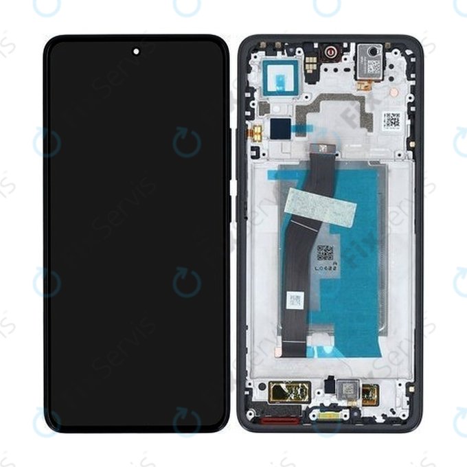 Xiaomi 14T - LCD Displej + Dotykové Sklo + Rám (Titan Black) - 5600030N12A00 Genuine Service Pack