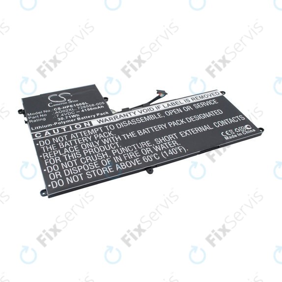 Batéria pre HP ElitePad 1000, ElitePad 1000 G2, UltraBook Ao02xl Series, 4150mAh, Li-Pol, 7.4V, AO02XL, HQ
