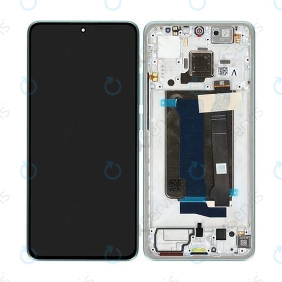 Xiaomi Poco X7 Pro 2412DPC0AG - LCD Displej + Dotykové Sklo + Rám (Green) - 56000200O1000 Genuine Service Pack